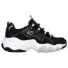 Tenis Skechers D'Lites 3.o Negro-Blanco Para Dama