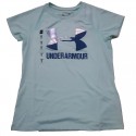 Camiseta Under Armour Niña Aguamarina