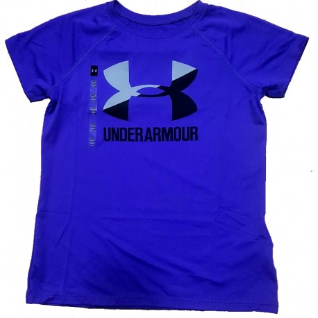 Camiseta Under Armour Niña Morado