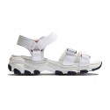 Sandalia Skechers D Lites Mujer Blanco