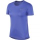 Camiseta De Manga Corta Nike Miler Para Mujer Color Azul
