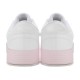 Tenis Mujer Adidas Court Bold Blanco Suela Rosada