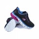 Skeckers Dama Glide-Step Sport- Fun Stride Color Negro