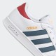 Tenis Adidas Breaknet Para Niño Color Blanco Con Verde
