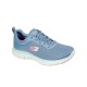 Tenis dama Skechers Flex appeal 4.0 azul claro
