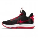 Bota Nike LeBron Witness 5 Negro-Rojo