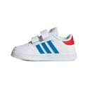 Tenis Adidas Breaknet Infantil En Color Blanco