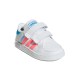 Tenis Adidas Breaknet Infantil En Color Blanco Con Rosa