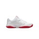 Tenis Nike Court Lite 2 Color Blanco Con Rojo