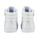 Tenis Bota Puma Para Dama Carina 2.0 Mid Sneakers En Color Blanco