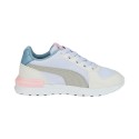 Tenis Infantiles Puma Graviton AC En Color Blanco Con Rosado