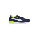 Tenis Infantiles Puma Graviton Jr En Color Negro Con Verde