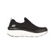 Tenis Dama Skechers Dlux Walker Quick Negro Con Blanco