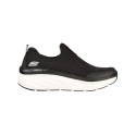Tenis Dama Skechers Dlux Walker Quick Negro Con Blanco