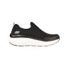 Tenis Dama Skechers Dlux Walker Quick Negro Con Blanco