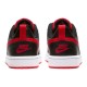 Tenis Para Mujer Nike Court Borough Low 2 Jr Color Negro Con Rojo
