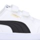 Zapato De Bebé Unisex Puma Shuttle V Solor Blanco.