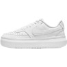 Tenis Choclo Nike Court Vision Alta D Para Mujer En Color Blanco