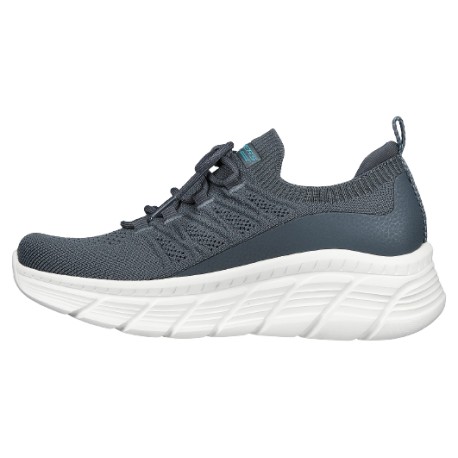 Tenis Mujer Skechers Bobs B Flex Hi-Leveled Ground En Color Gris