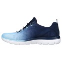 tenis Para Mujer Skechers Summits-Bright Charmer En Color Azul Con Blanco