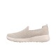 Zapatillas Mujer Skechers GOwalk Joy - Sensational Day Taupe En Color Beige