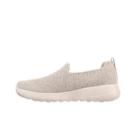 Zapatillas Mujer Skechers GOwalk Joy - Sensational Day Taupe En Color Beige