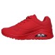 Tenis Mujer Skechers Uno- Stand On Air En Color Rojo