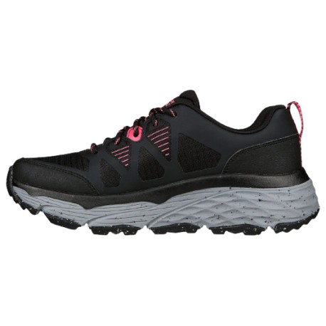 Zapatillas Para Damas Max Cushion Elite Trail Day En Color Negro Con Rosa