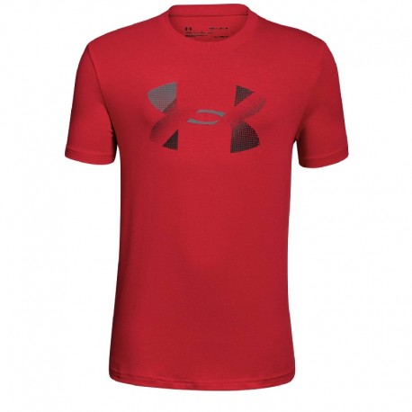 Camiseta Under Armour Niño Big Logo Heat Gear Roja